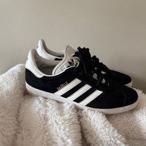 Adidas Gazelle Black and White Sneakers